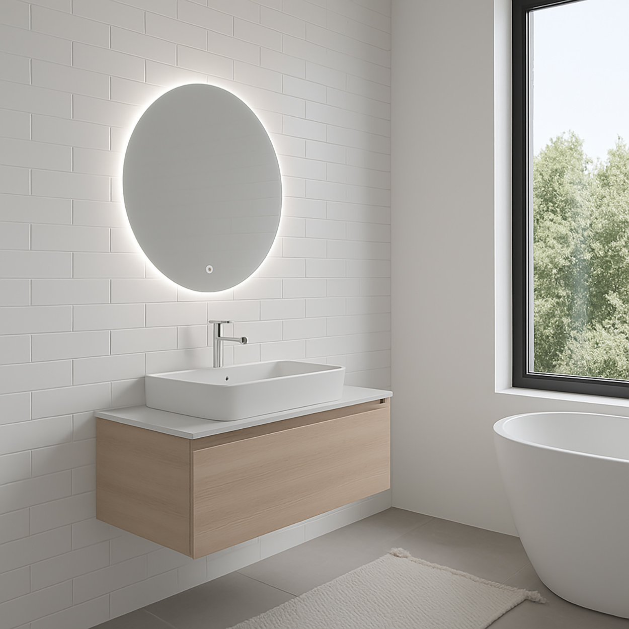 Wiesbaden Soul Spiegel Condensvrij met Led Verlichting